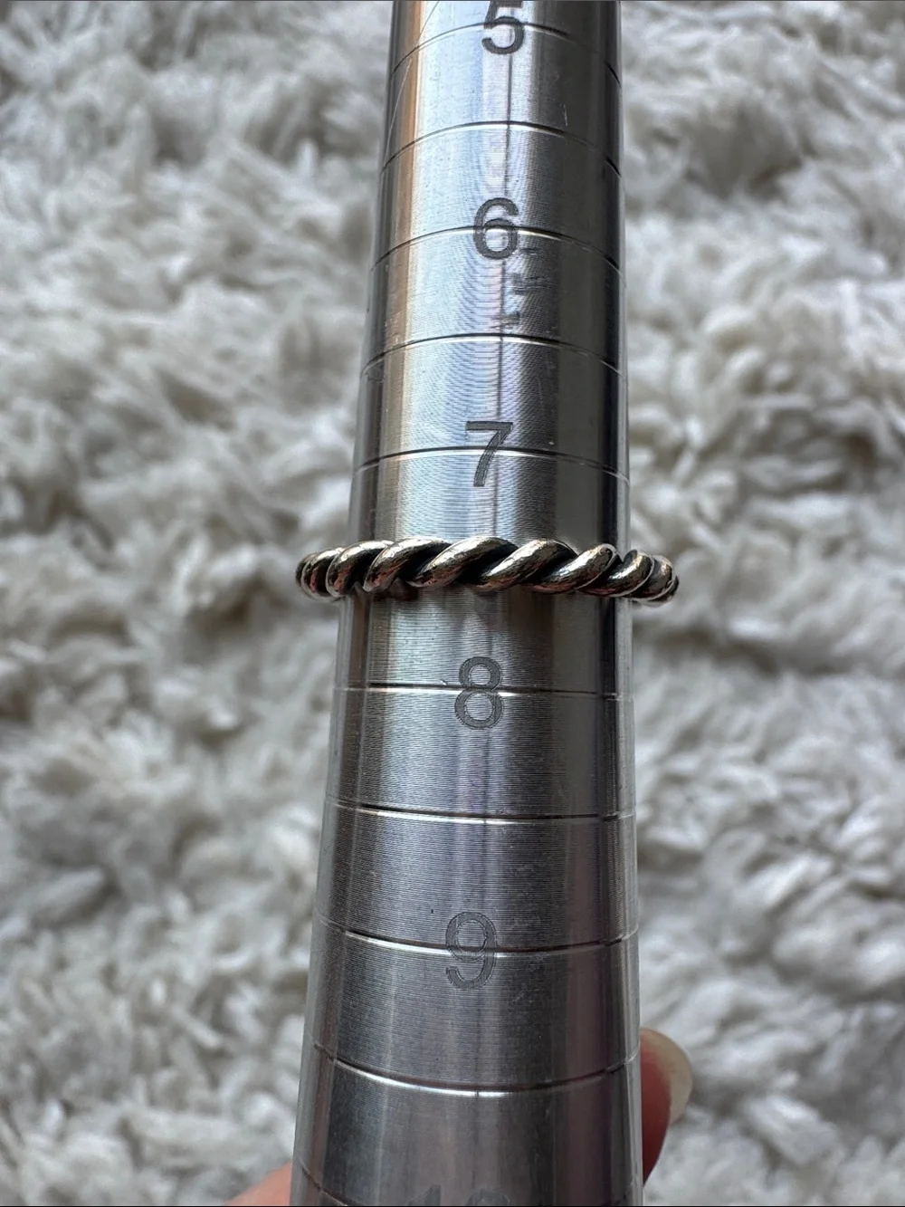 Sterling Silver Pandora Twist Ring